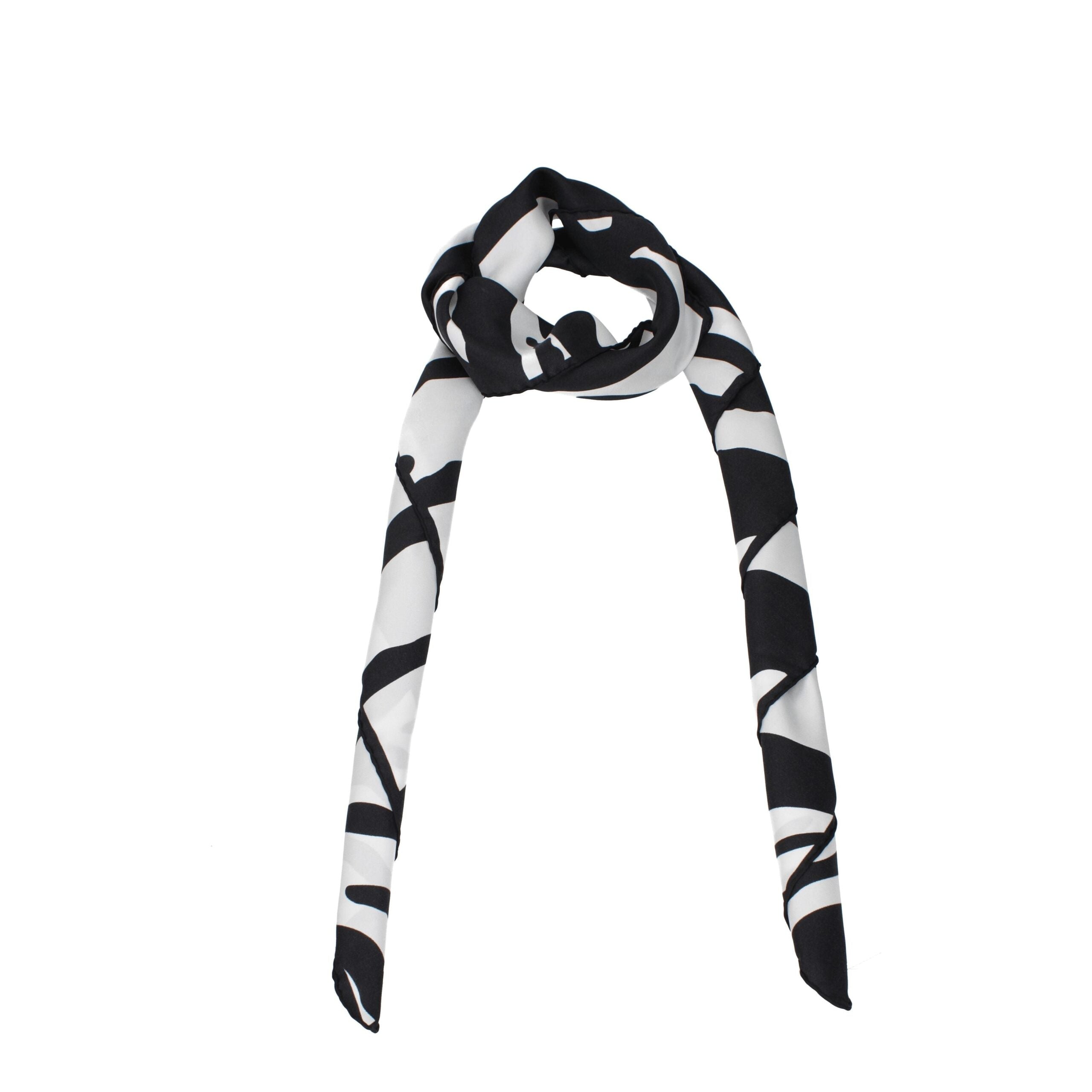 Dolce & Gabbana Black Silk Scarf