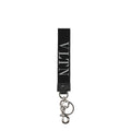 Porte-clés Valentino Garavani en tissu noir
