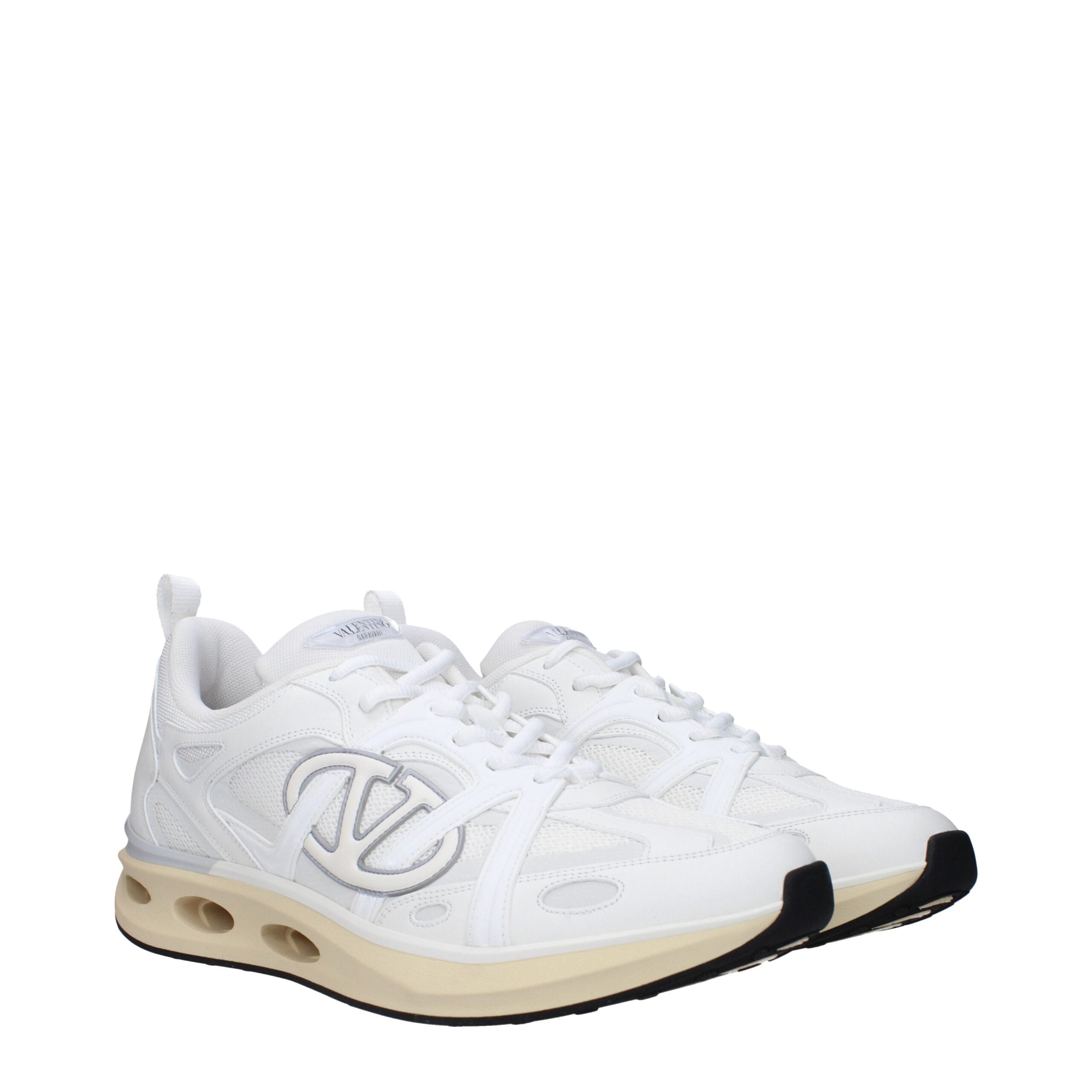 Baskets de sport Valentino Garavani en tissu blanc