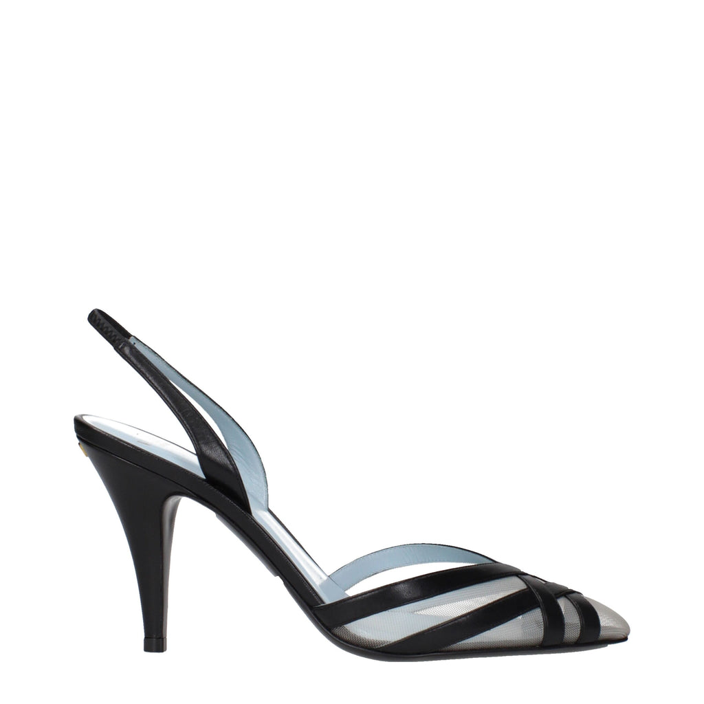 Escarpins à talons hauts Valentino Garavani en cuir noir