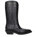 Bottes Christian Dior en coton noir