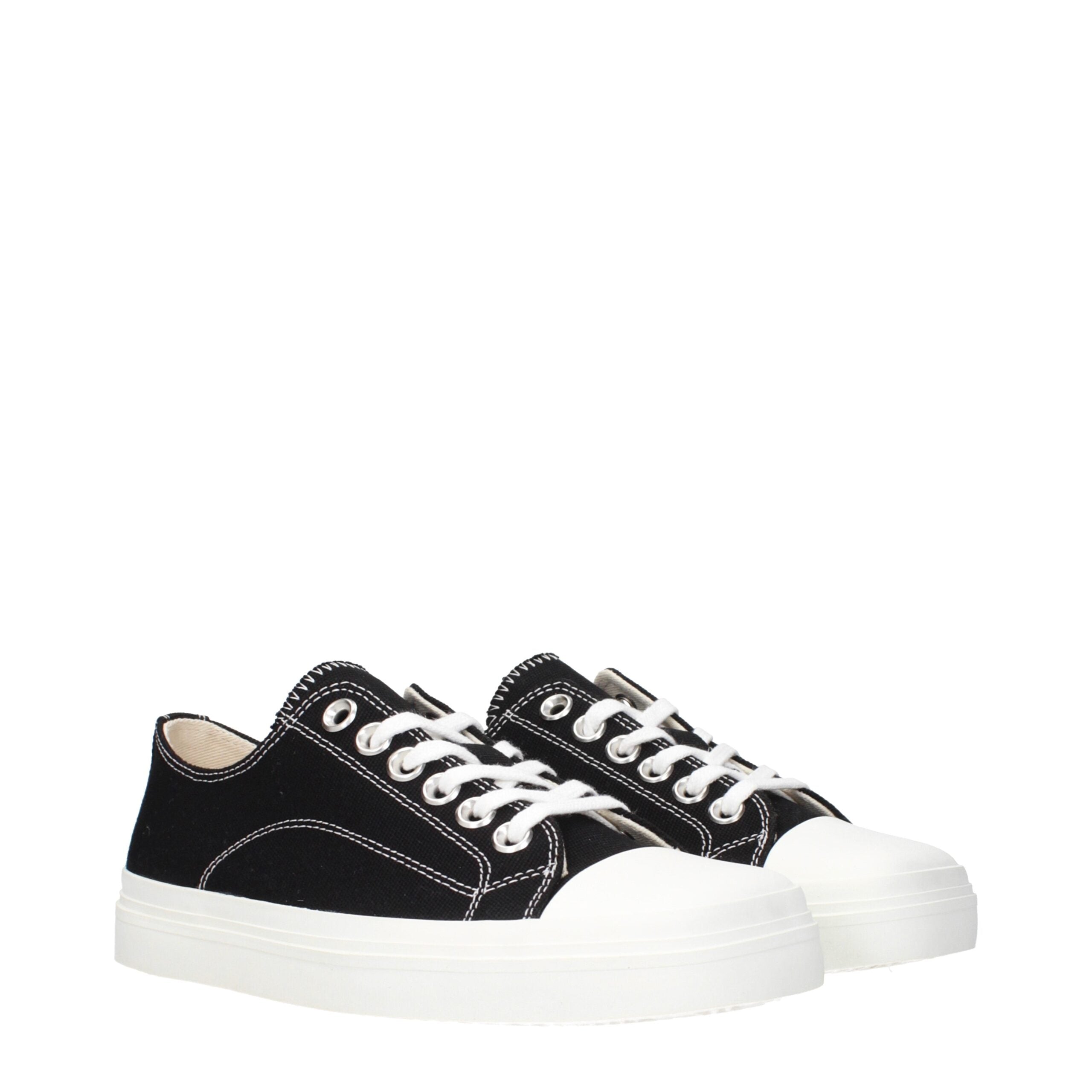 Baskets basses Moschino en tissu noir