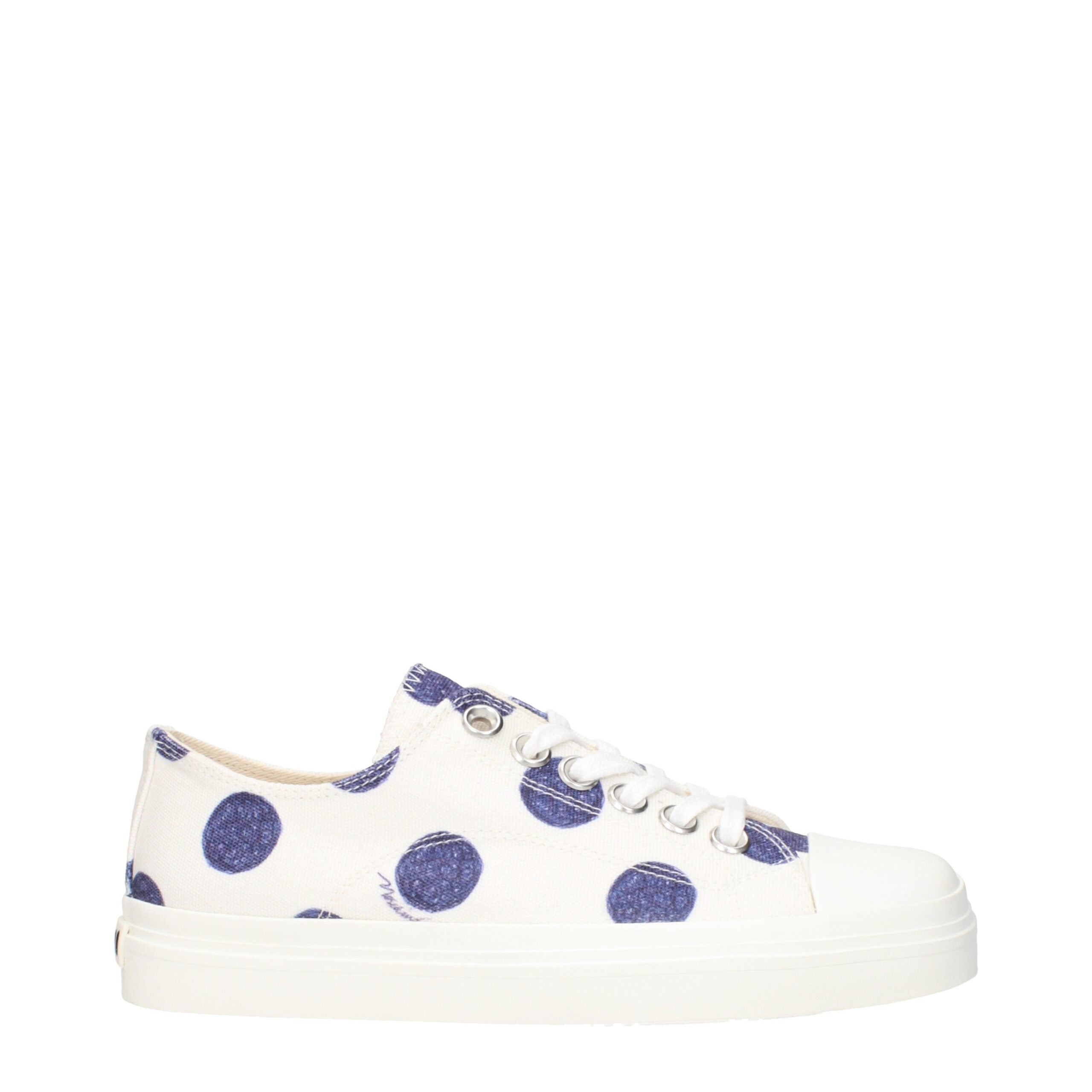 Baskets basses Moschino en tissu blanc