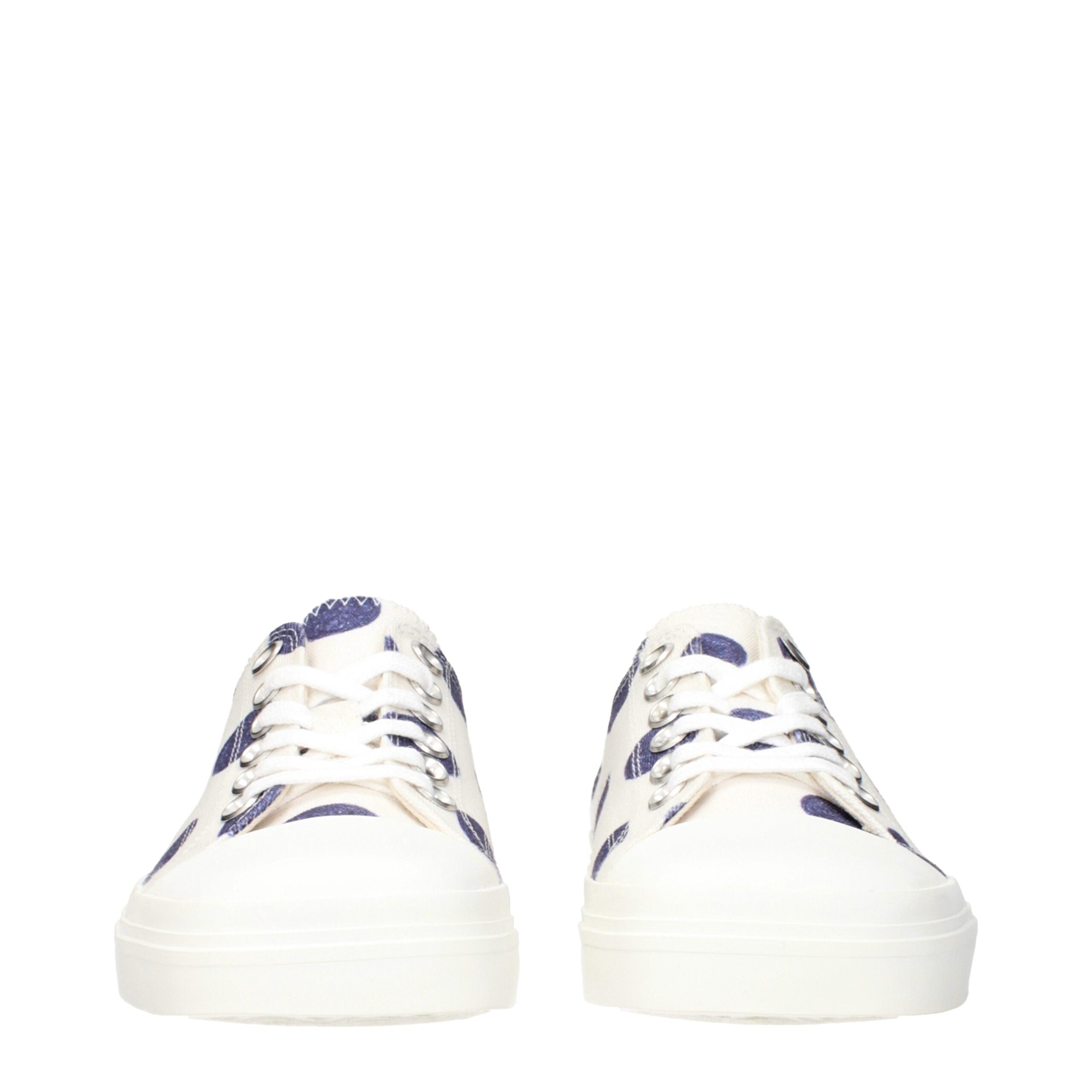 Baskets basses Moschino en tissu blanc