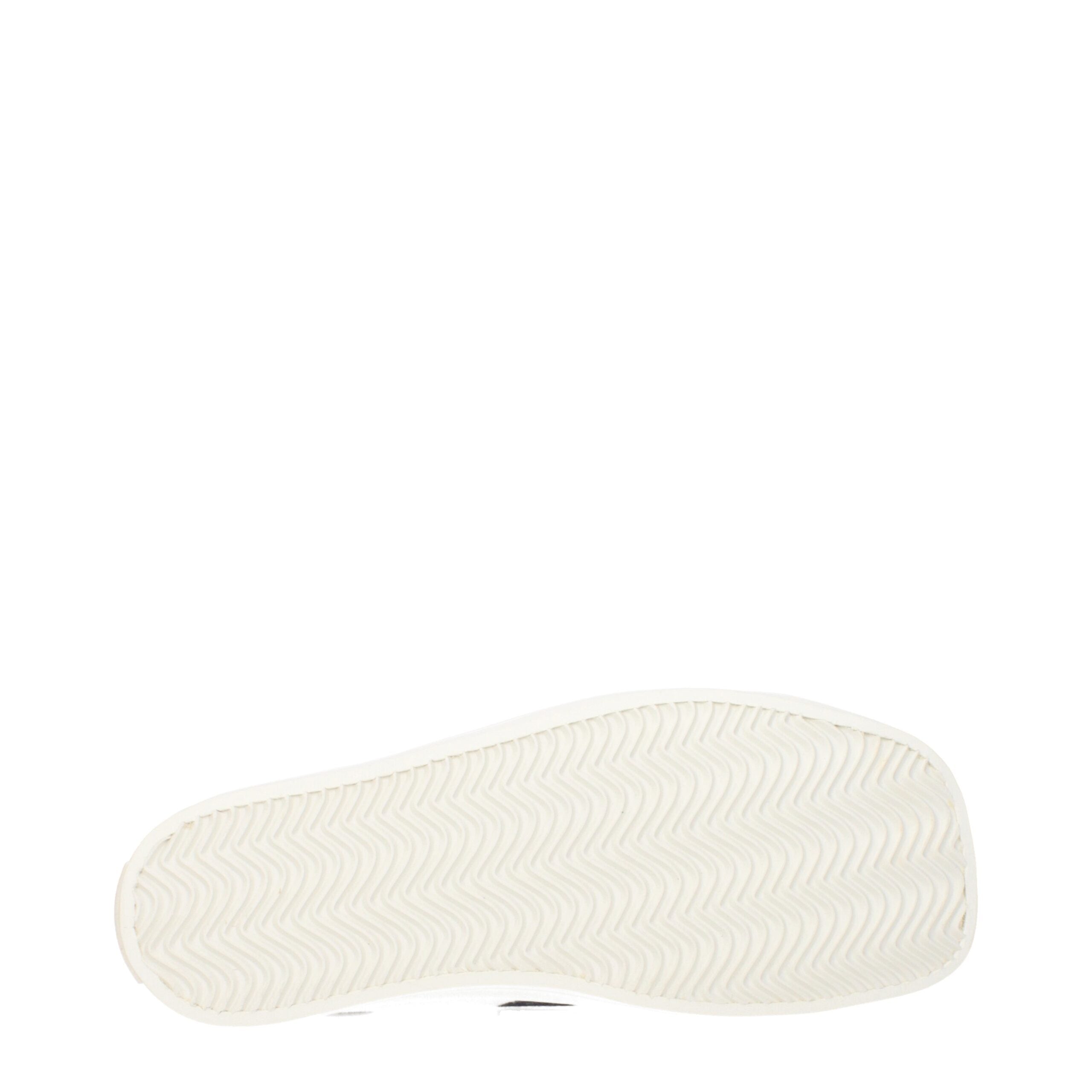 Baskets basses Moschino en tissu blanc