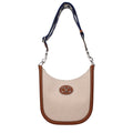 Sac bandoulière Valentino Garavani en tissu beige
