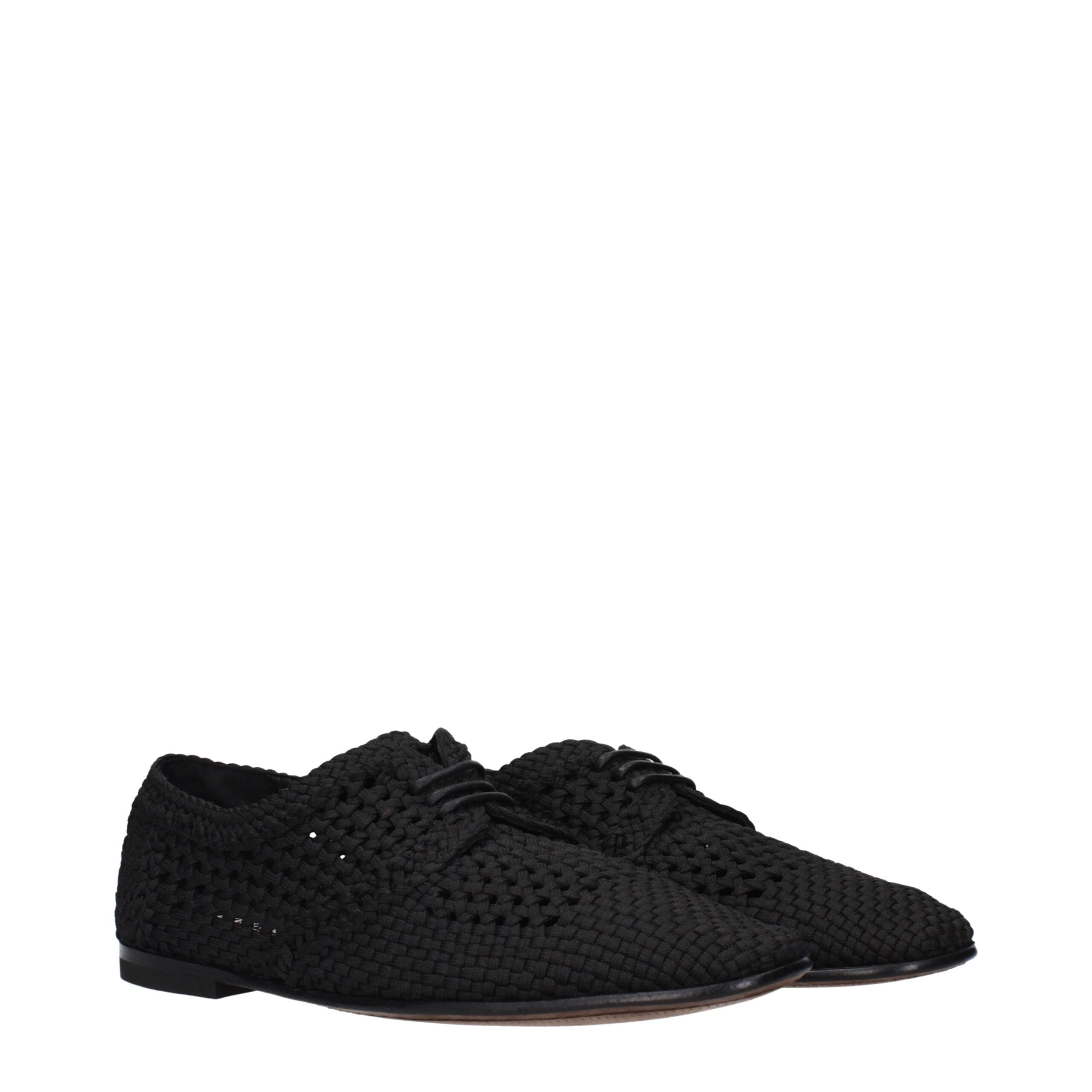 Dolce & Gabbana Richelieus Et Derbies En Tissu Noir