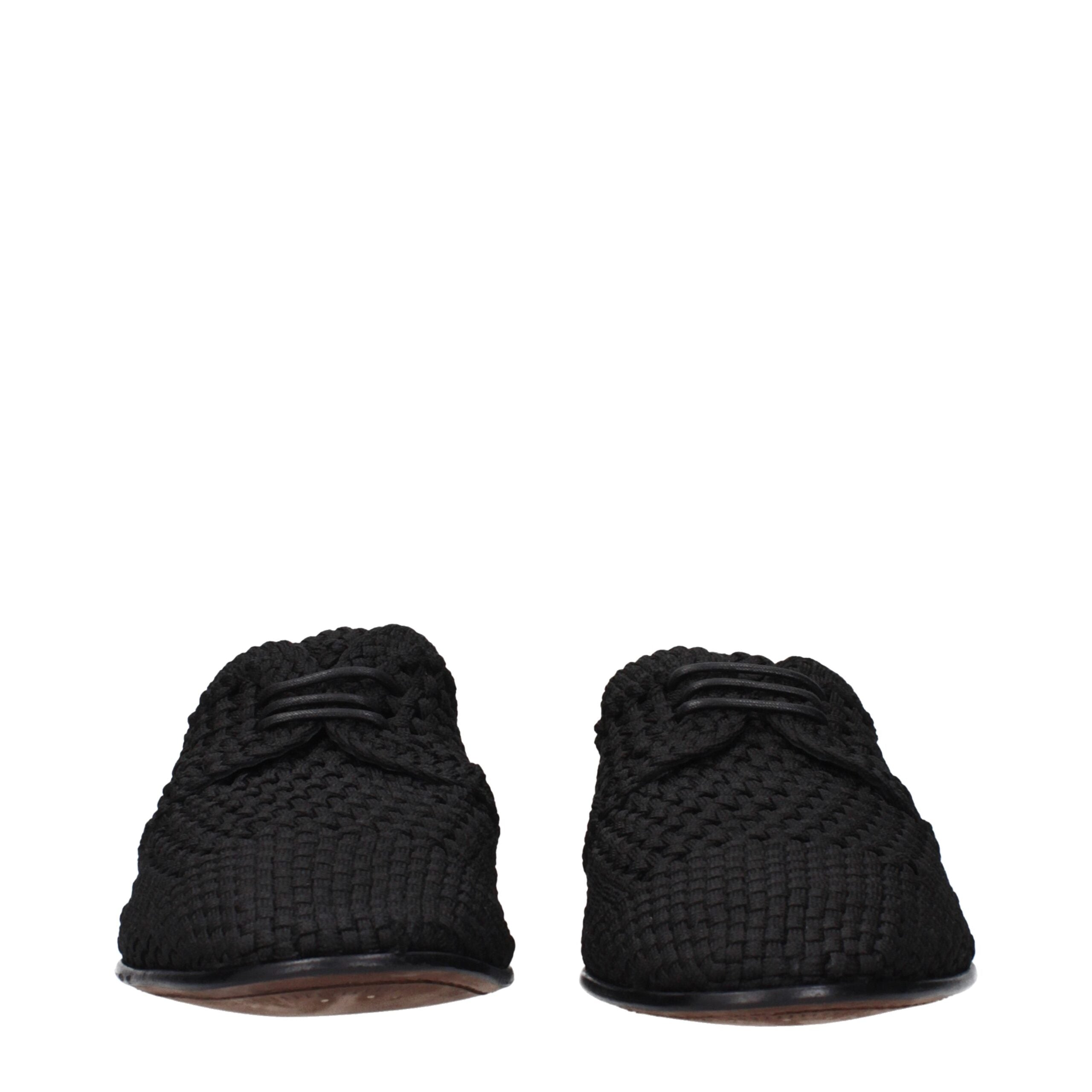Dolce & Gabbana Richelieus Et Derbies En Tissu Noir