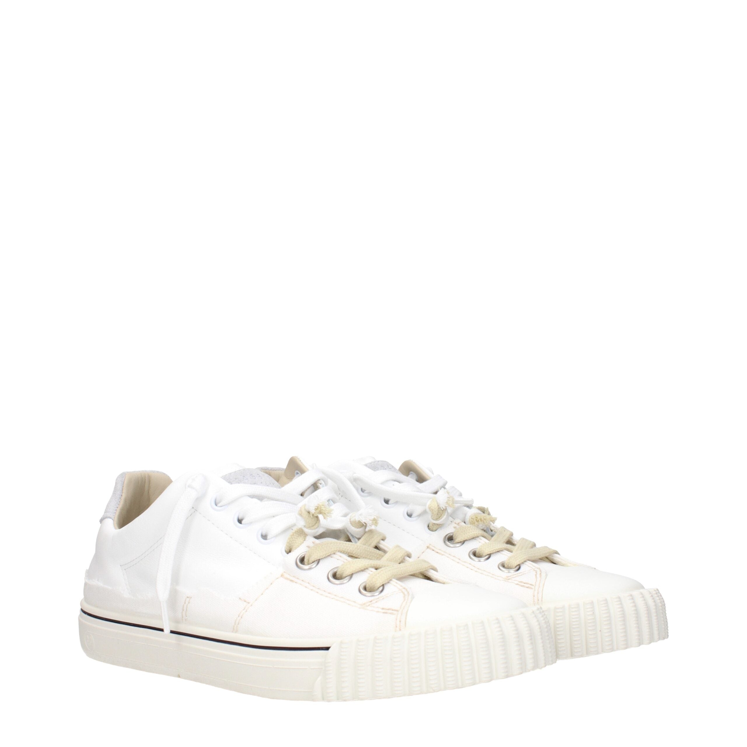 Baskets basses Maison Margiela en cuir blanc