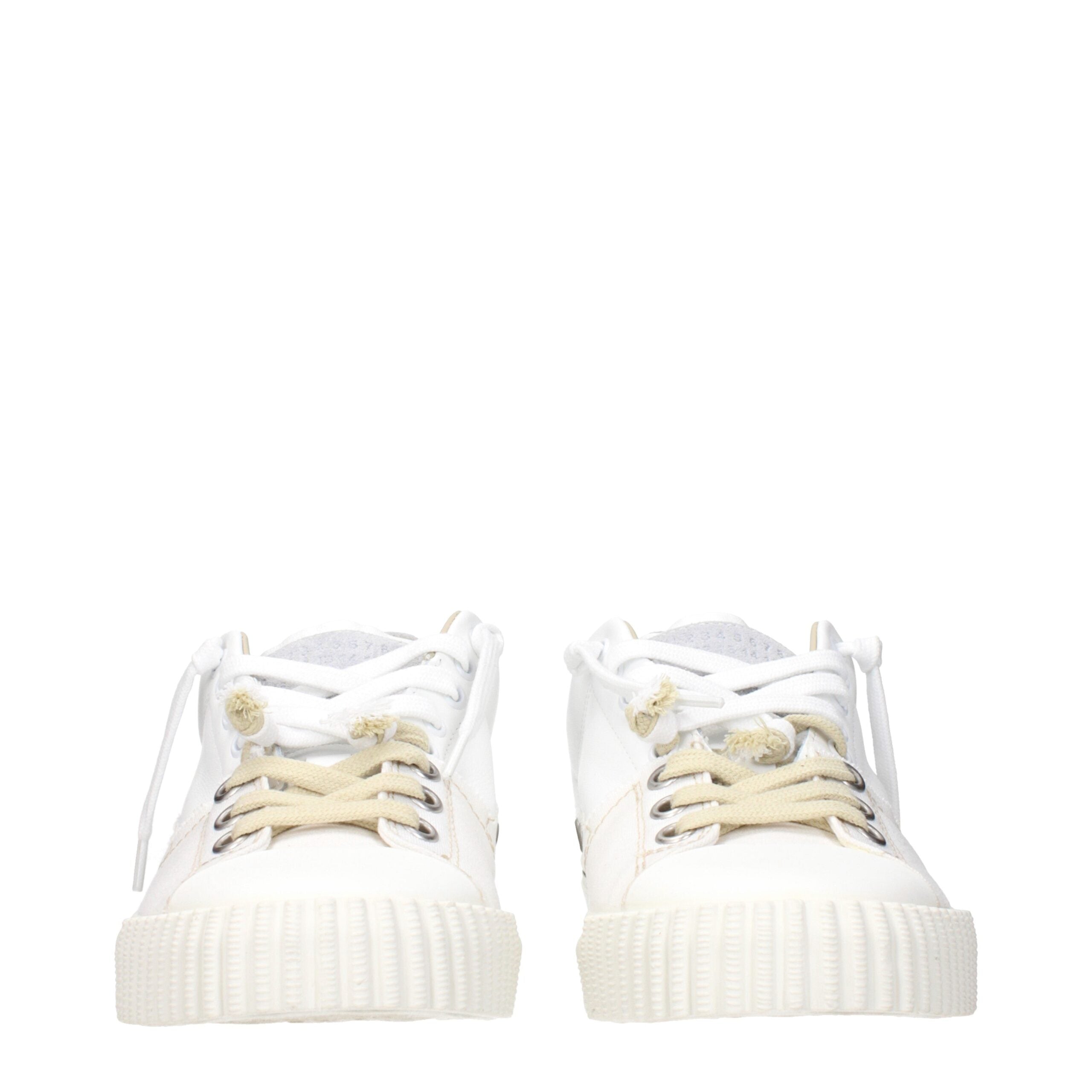 Baskets basses Maison Margiela en cuir blanc