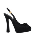 Escarpins Dolce & Gabbana en satin noir à talon haut
