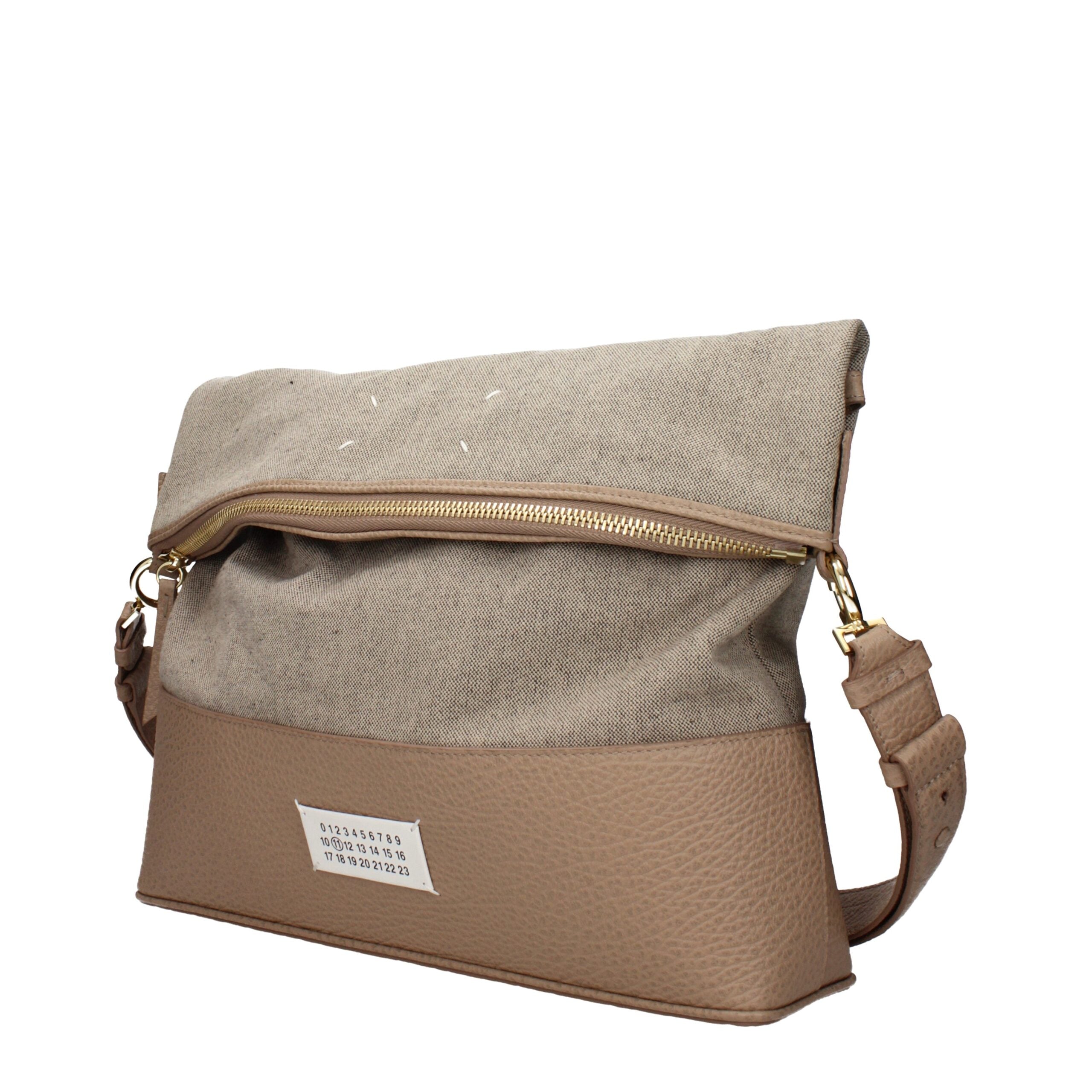 Maison Margiela Sac porté épaule en tissu beige