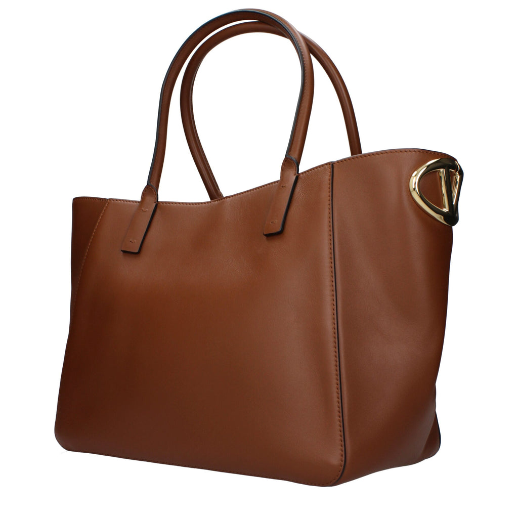 Sac à main Valentino Garavani en cuir marron
