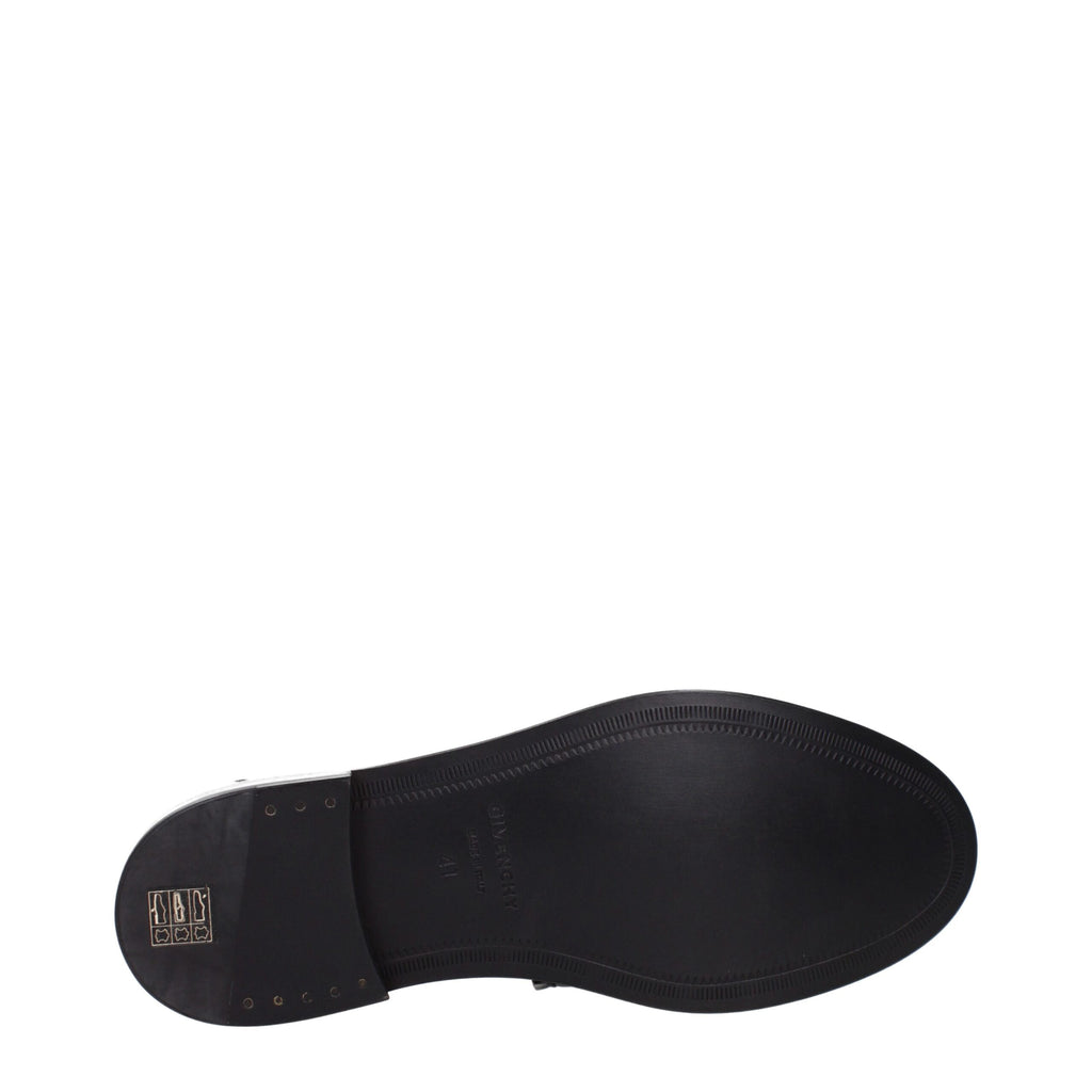 Mocassins à enfiler en cuir noir Givenchy
