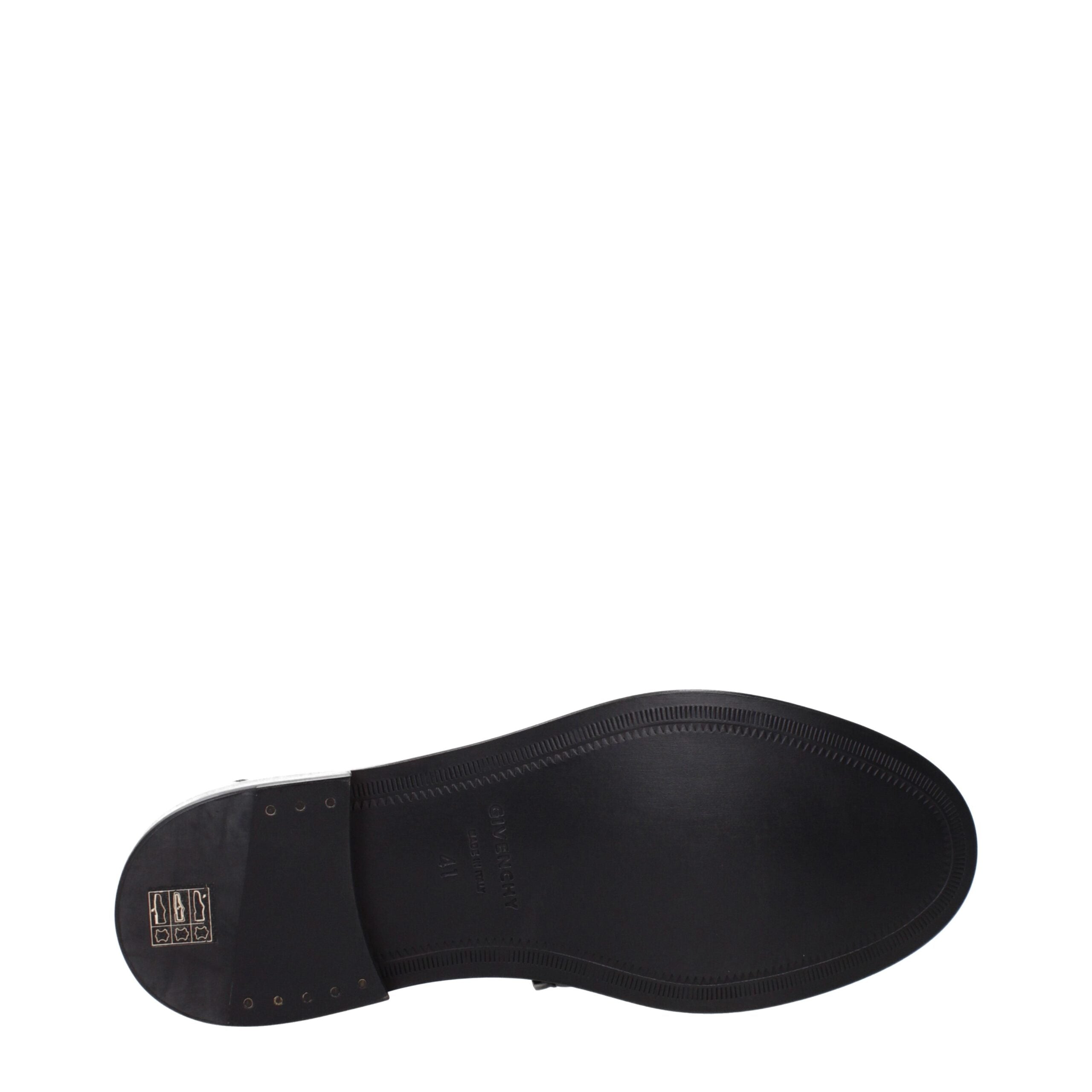 Mocassins à enfiler en cuir noir Givenchy