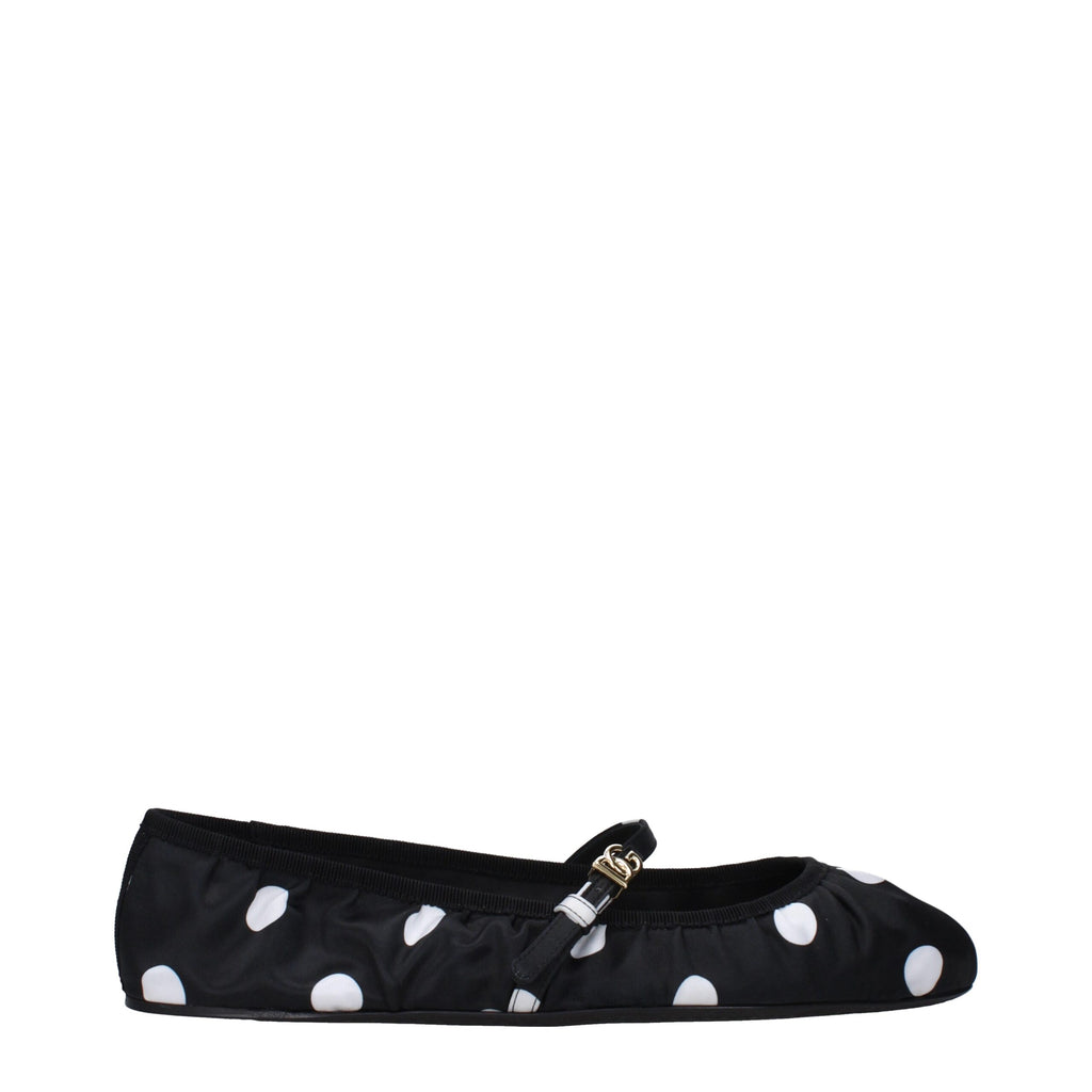 Ballerines Dolce & Gabbana en tissu noir