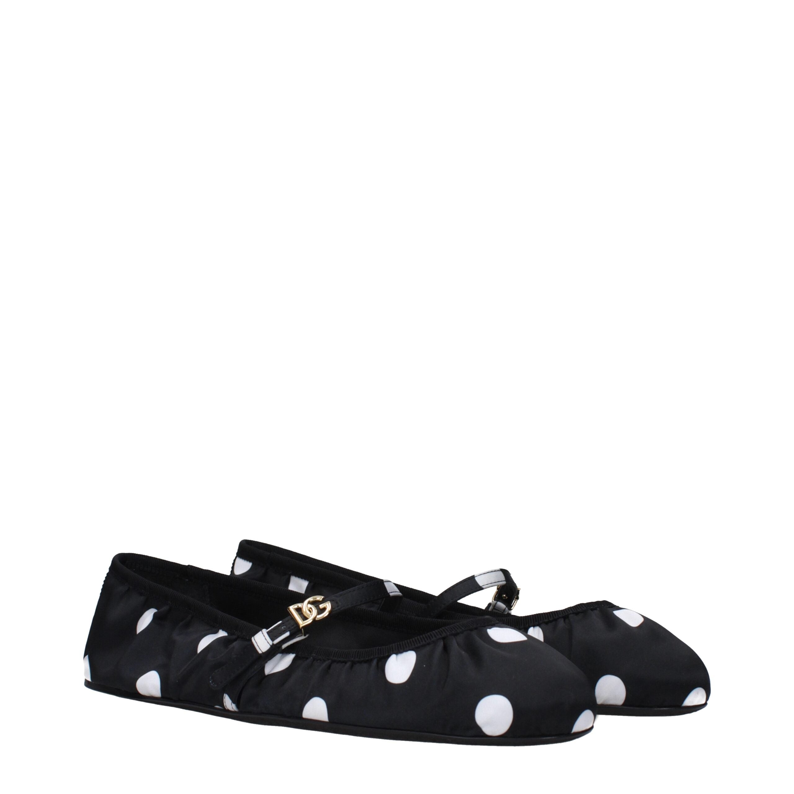 Ballerines Dolce & Gabbana en tissu noir
