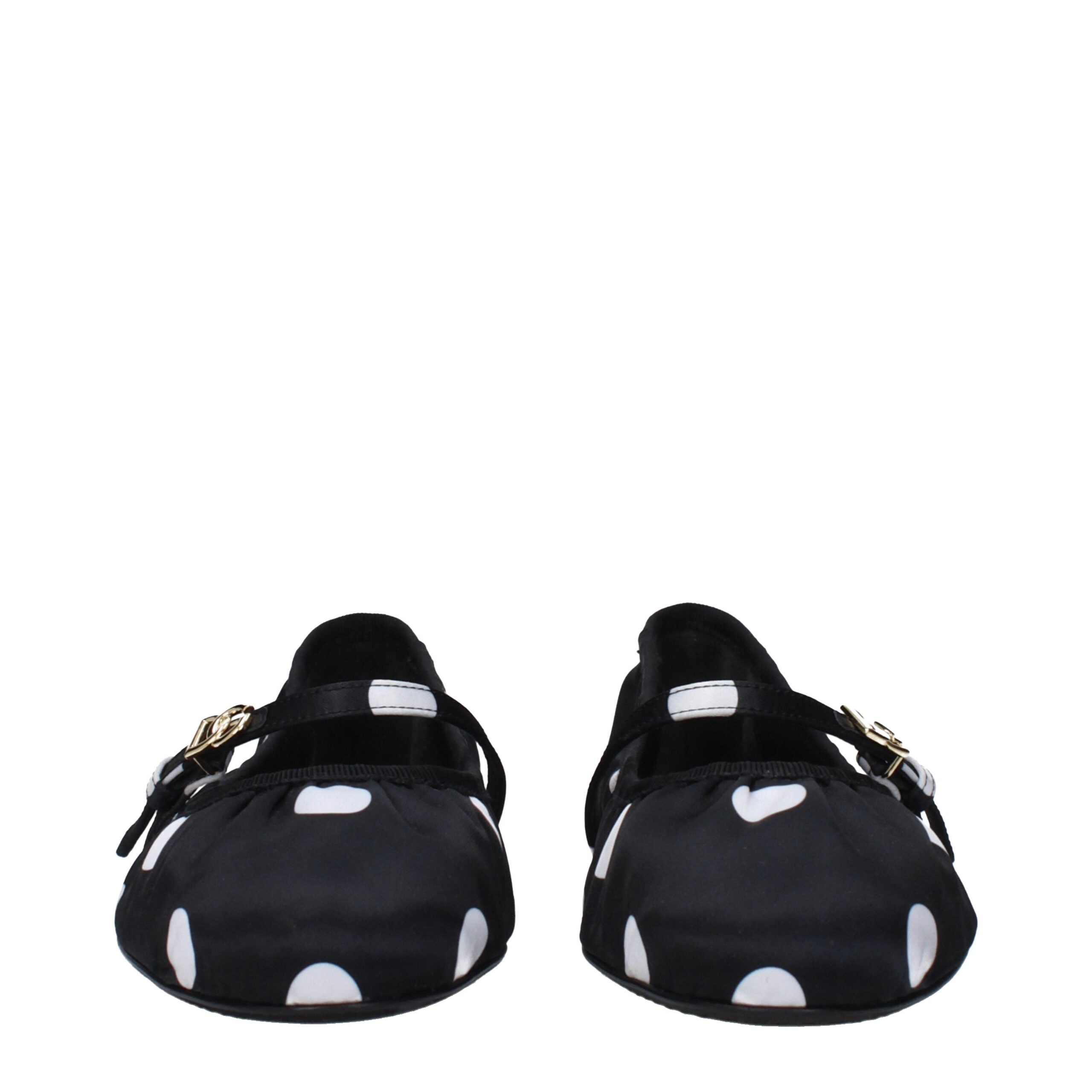 Ballerines Dolce & Gabbana en tissu noir