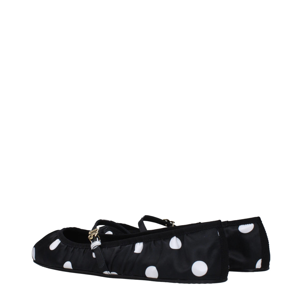 Ballerines Dolce & Gabbana en tissu noir