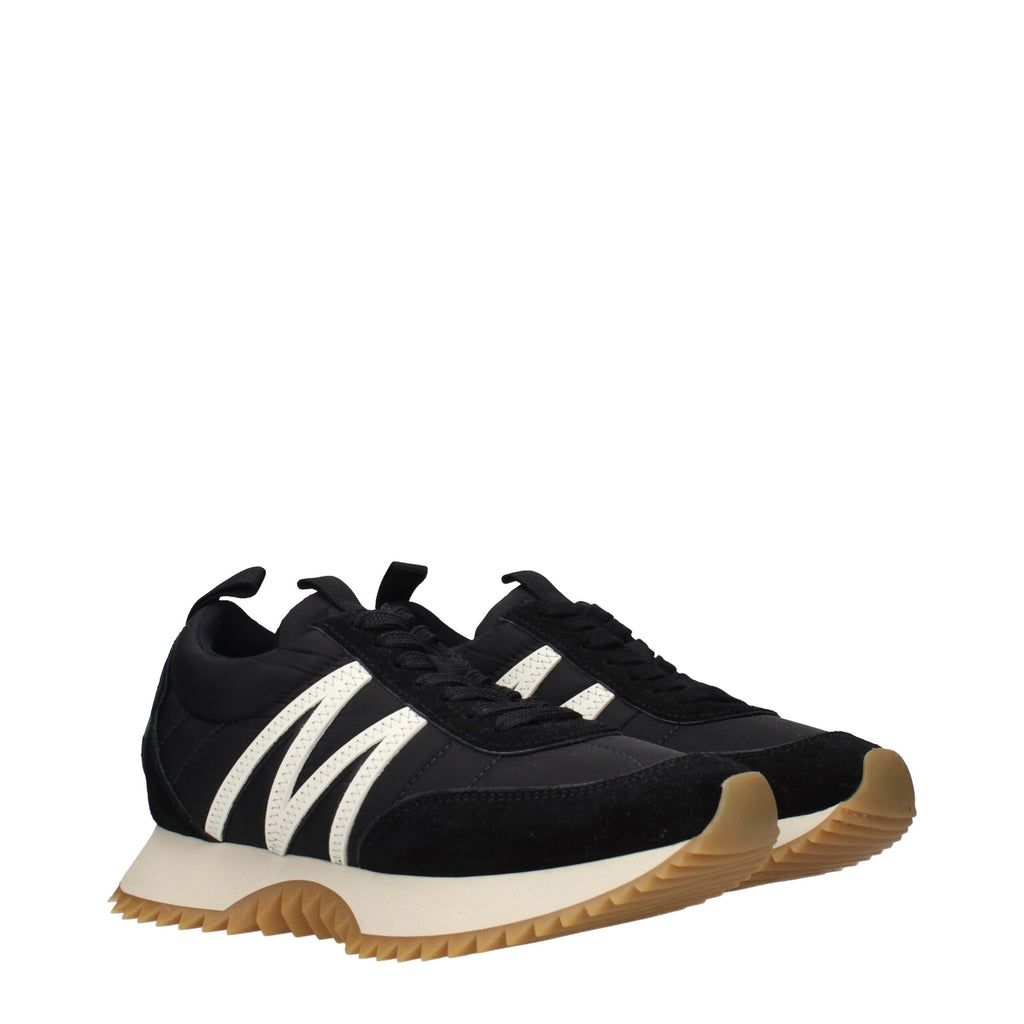 Baskets basses Moncler en tissu noir