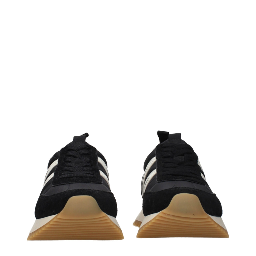 Baskets basses Moncler en tissu noir