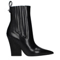 Bottines Valentino Garavani en cuir noir
