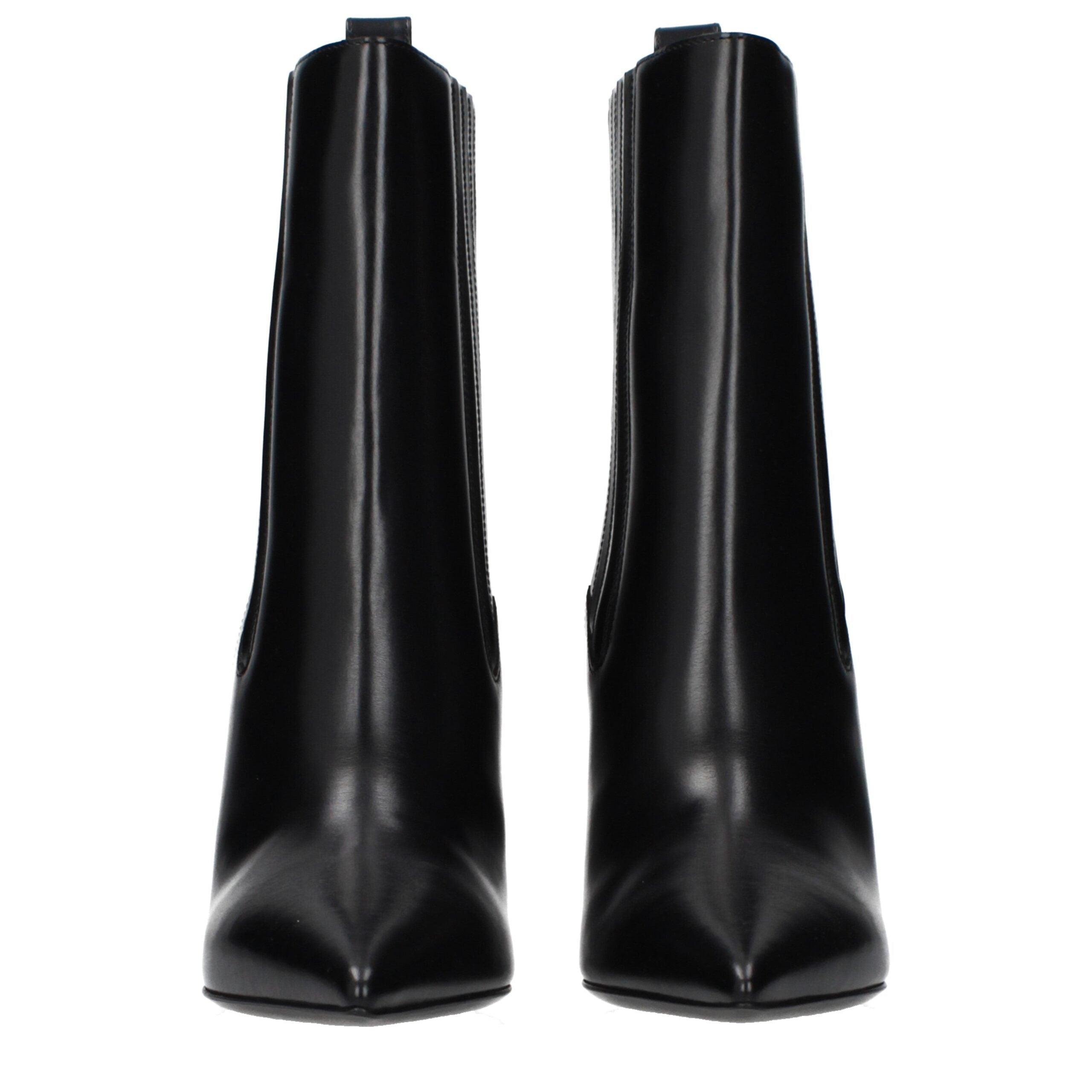 Bottines Valentino Garavani en cuir noir