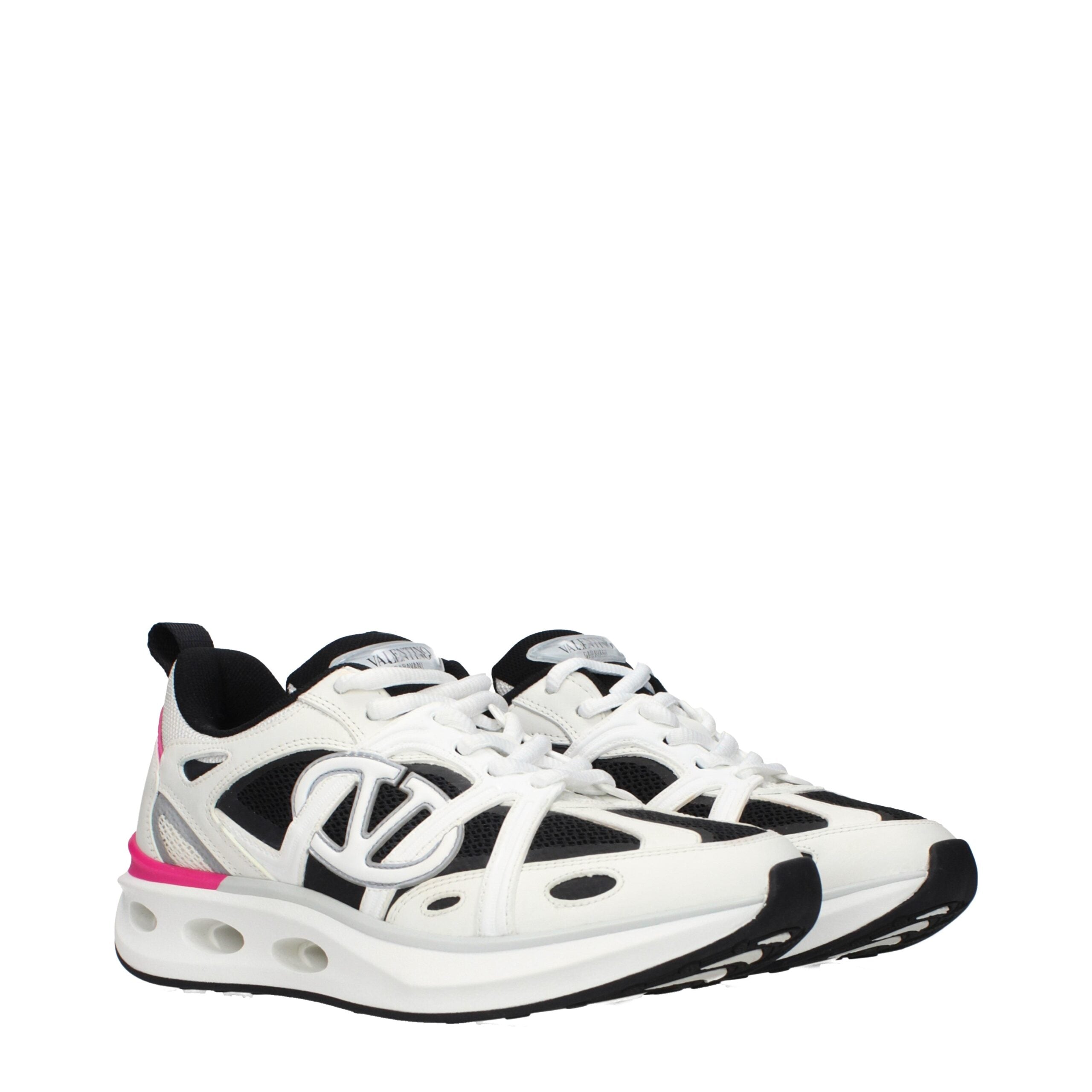 Baskets de sport Valentino Garavani en tissu blanc