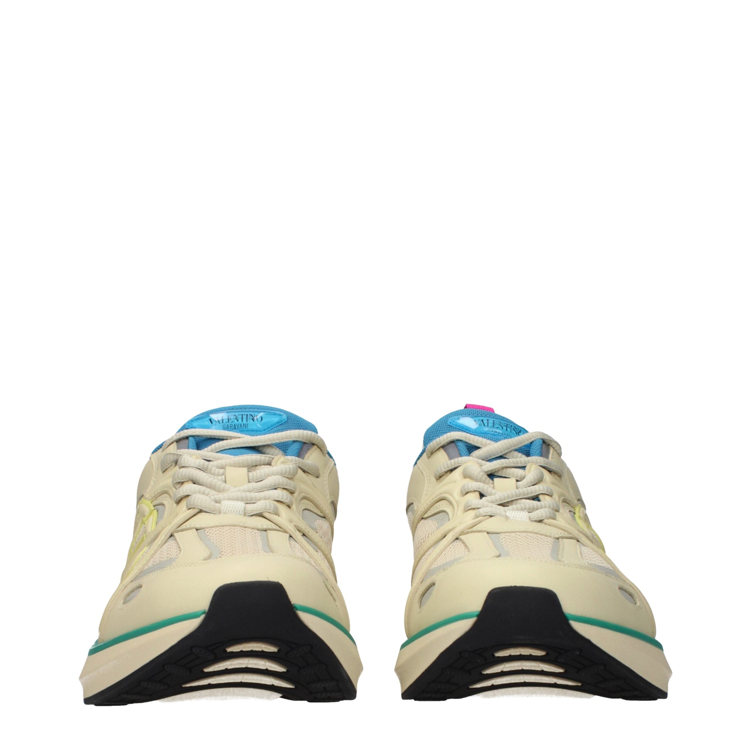 Baskets sportives Valentino Garavani en tissu beige