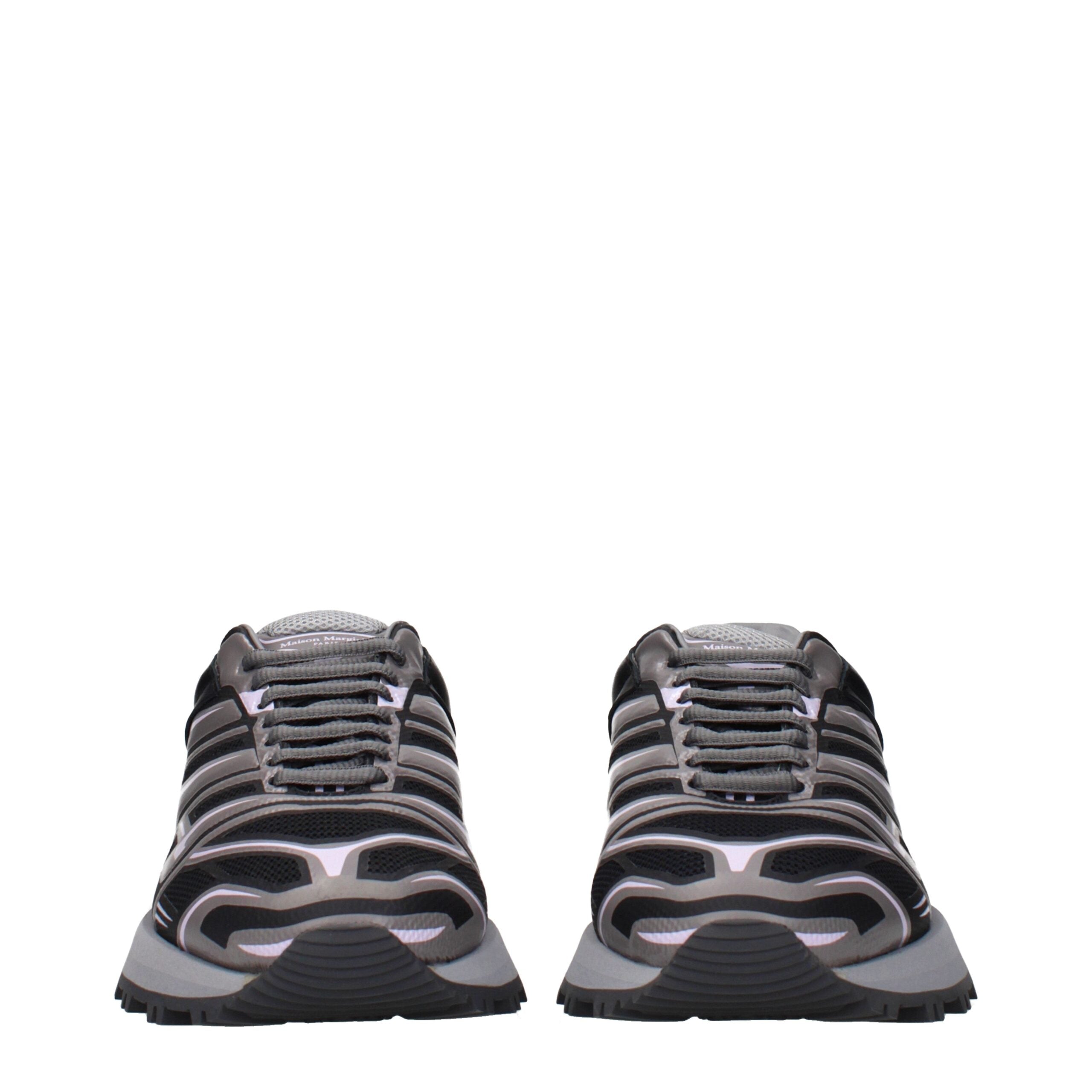 Baskets athlétiques Maison Margiela en tissu noir