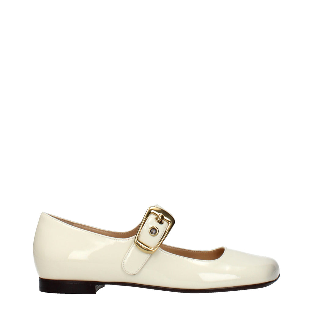 Chloé Ballerines en Cuir Beige