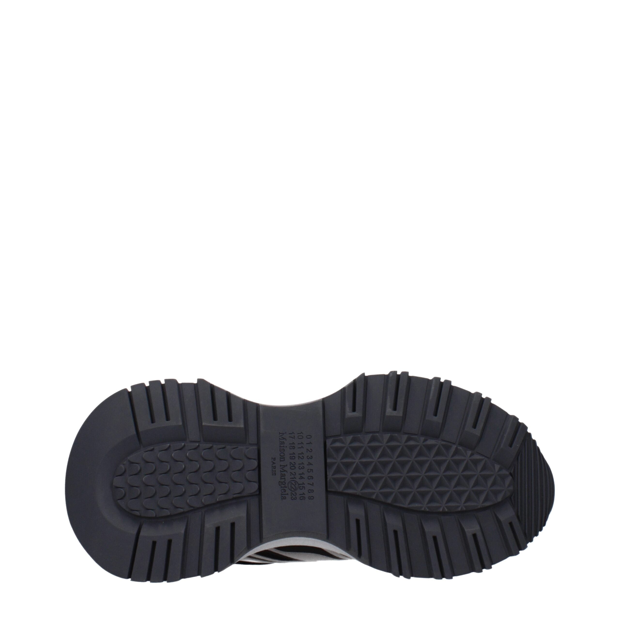 Baskets athlétiques Maison Margiela en tissu noir