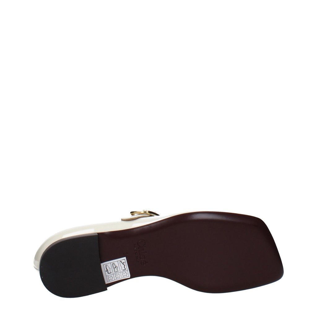 Chloé Ballerines en Cuir Beige