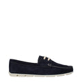 Mocassini Prada in pelle blu