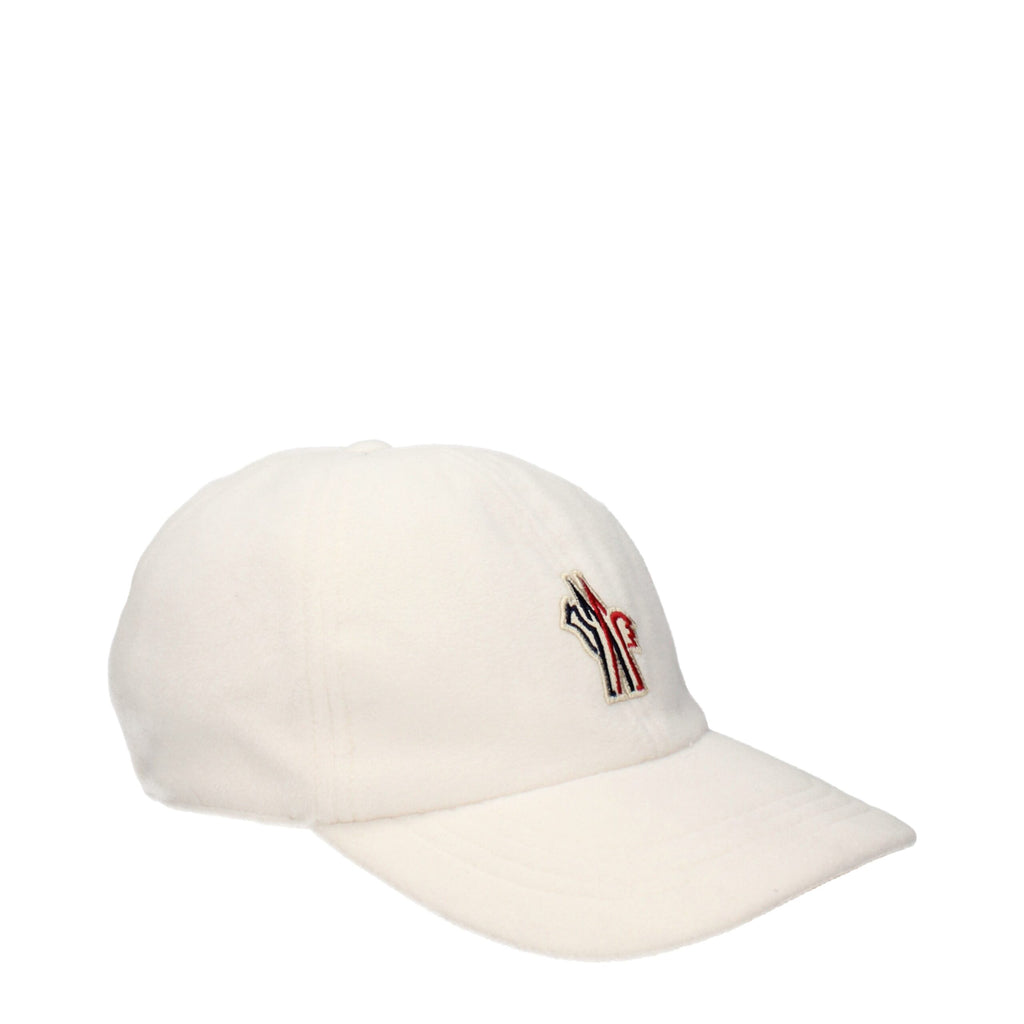 Casquette Moncler en polyester blanc